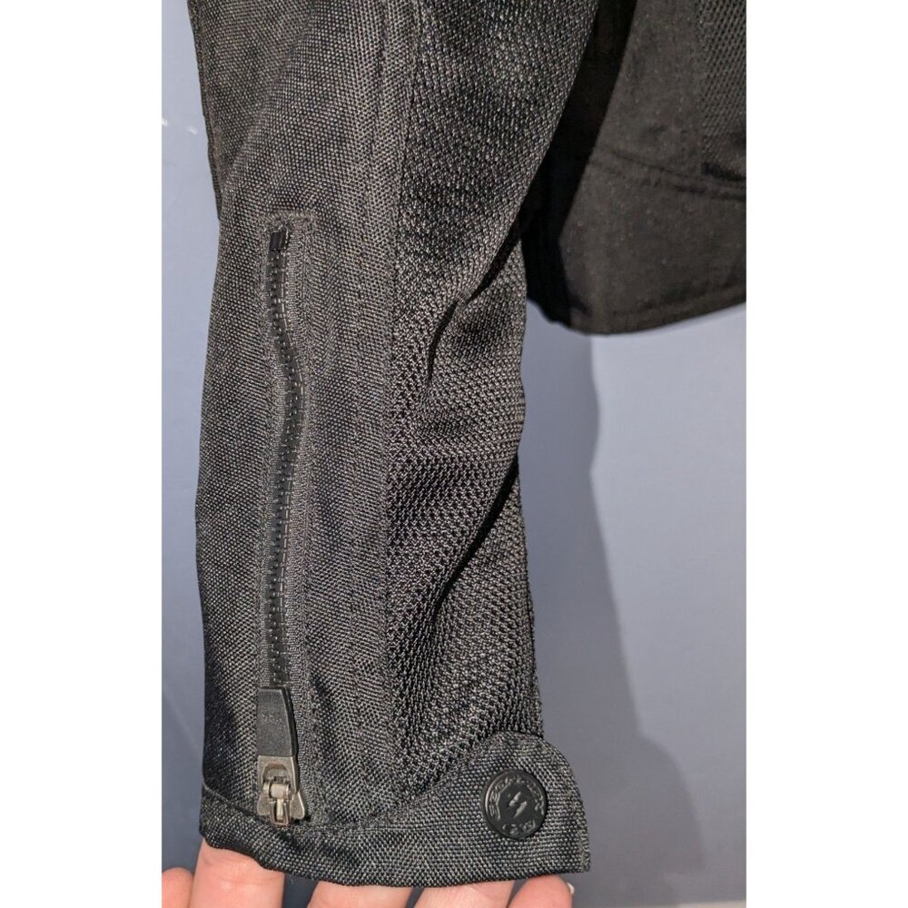 Scorpion Exo Women Blk Motorcycle Jacket Lg Quilted Zippered Cuffs liner - Picture 9 of 16